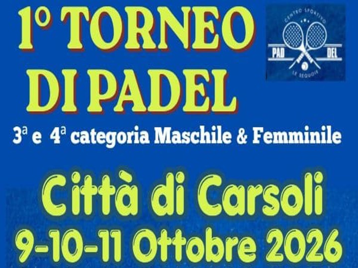1 Torneo di Padel