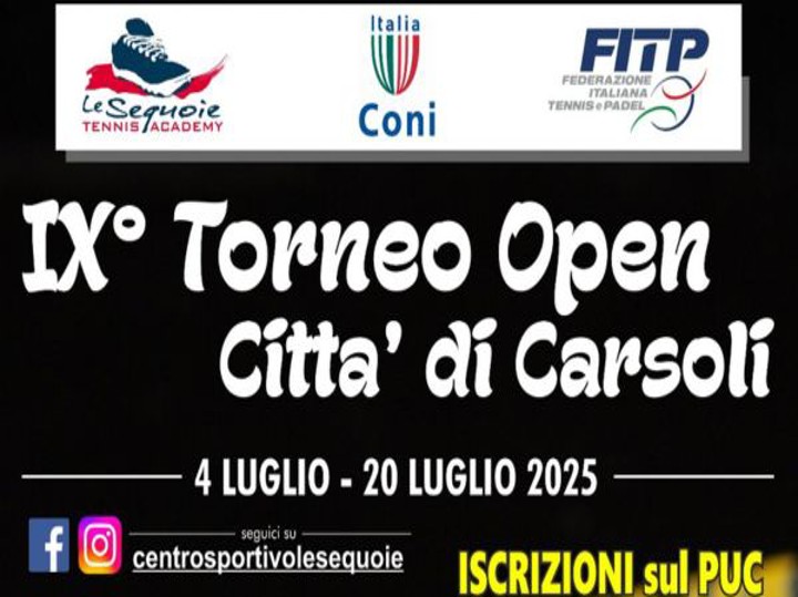 IX Torneo Open Città di Carsoli
